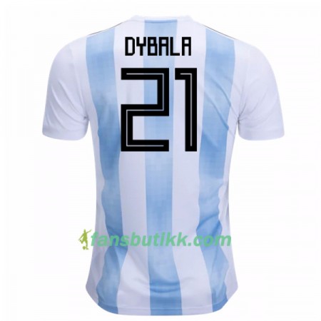 Fotball-VM 2018 Argentina drakt Dybala 21 Hjemmetrøye